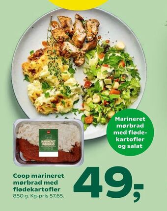 Coop 365 Coop marineret mørbrad med flødekartofler tilbud