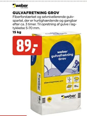 jem & fix Gulvafretning grov tilbud