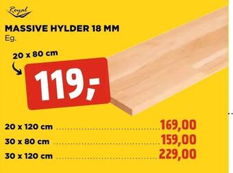jem & fix Massive hylder 18 mm tilbud