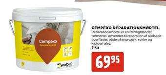 jem & fix Cempexo reparationsmørtel tilbud