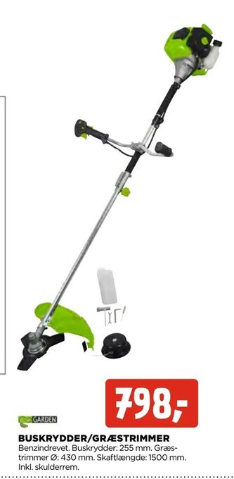jem & fix Buskrydder/græstrimmer tilbud