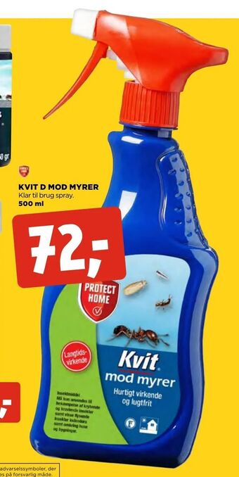 Kvit d mod myrer