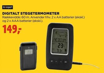 jem & fix Digitalt stegetermometer tilbud
