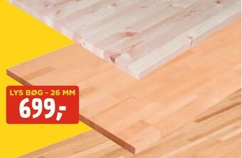 jem & fix Massiv bordplade tilbud