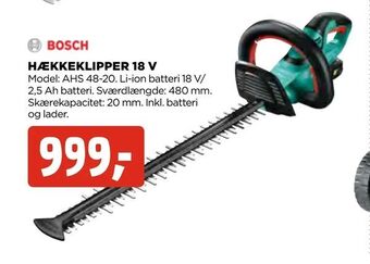 jem & fix Hækkeklipper 18 v tilbud