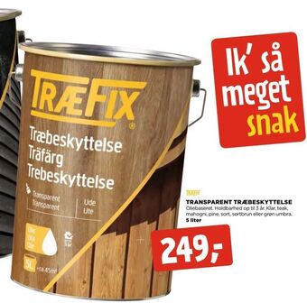 jem & fix Transparent træbeskyttelse tilbud