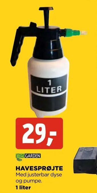 jem & fix Havesprøjte tilbud