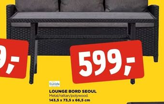 jem & fix Lounge bord seoul tilbud