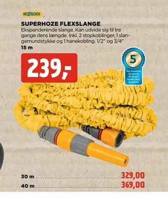 jem & fix Superhoze flexslange tilbud
