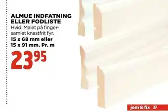 Almue indfatning eller fodliste
