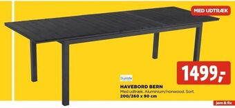 jem & fix Havebord bern tilbud