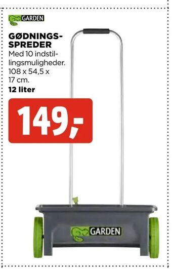 jem & fix Gødningsspreder tilbud