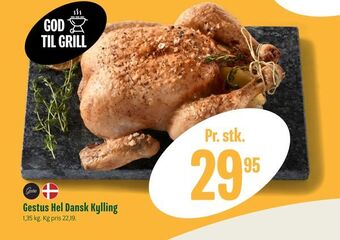 Min Købmand Gestus Hel Dansk Kylling tilbud