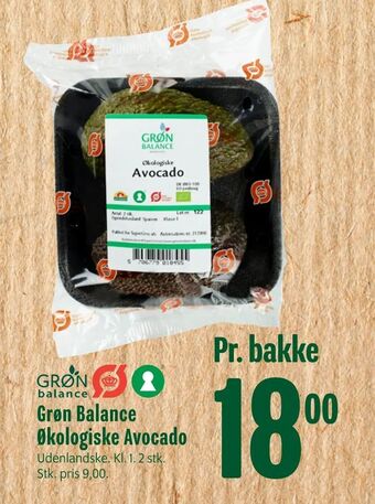 Min Købmand Grøn Balance Økologiske Avocado tilbud