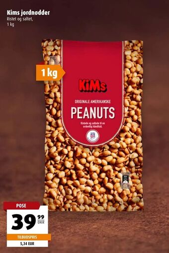 Scandinavian Park Kims jordnødder tilbud