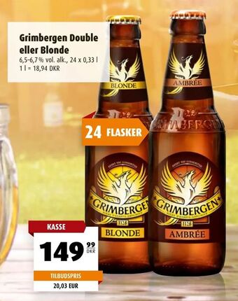 Scandinavian Park Grimbergen Double eller Blonde tilbud