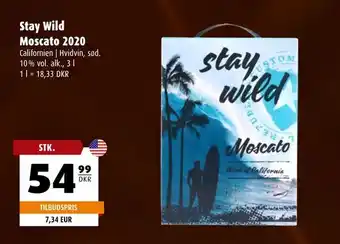 Scandinavian Park Stay Wild Moscato 2020 tilbud