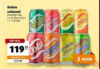 Scandinavian Park Harboe sodavand tilbud