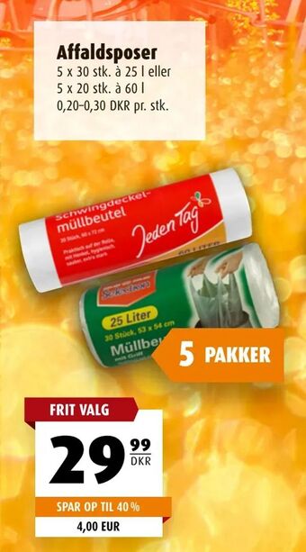 Scandinavian Park Affaldsposer tilbud