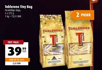 Scandinavian Park Toblerone Tiny Bag tilbud