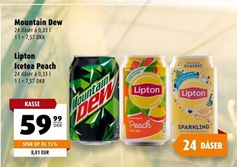 Scandinavian Park Lipton Icetea Peach tilbud