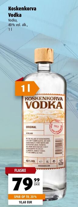 Scandinavian Park Koskenkorva Vodka tilbud
