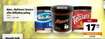 Scandinavian Park Mars-, Maltesers Teasers- eller MilkyWay-pålæg tilbud