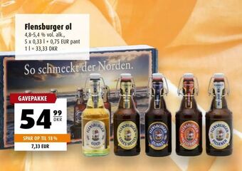 Scandinavian Park Flensburger øl tilbud