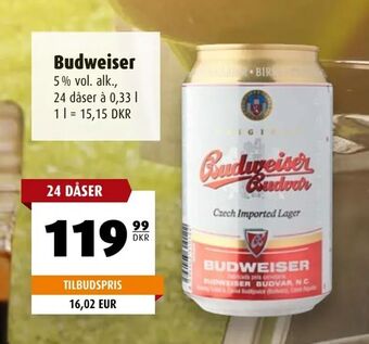 Scandinavian Park Budweiser tilbud