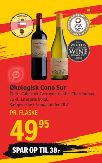SPAR Økologisk Cono Sur tilbud