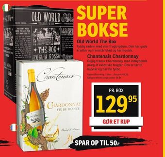 SPAR Old World The Box, Chantenais Chardonnay tilbud
