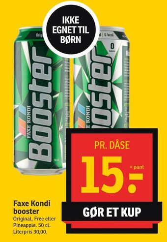 SPAR Faxe Kondi booster tilbud