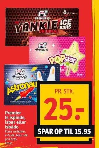 SPAR Premier Is ispinde, isbar eller isbåde tilbud