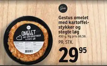 SPAR Gestus omelet med kartoffel stykker og stegte løg tilbud