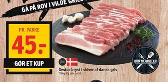 SPAR Gestus bryst i skiver af dansk gris tilbud