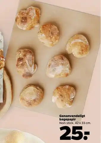 Netto Genanvendeligt bagepapir tilbud