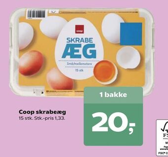 Dagli'Brugsen Coop skrabeæg tilbud