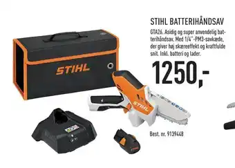 Johannes Fog Stihl batterihåndsav tilbud
