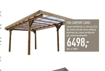 Johannes Fog Fog carport car01 tilbud