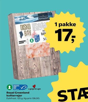 Kvickly Royal Greenland kutterrejer tilbud