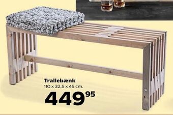 Kvickly Trallebænk tilbud