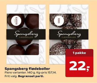 Kvickly Spangsberg flødeboller tilbud