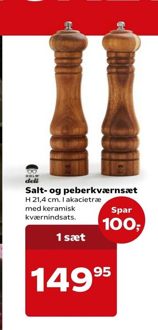 Kvickly Salt- og peberkværnsæt tilbud