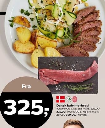 Kvickly Dansk kalv mørbrad tilbud