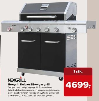 Kvickly Nexgrill Deluxe 5B++ gasgrill tilbud
