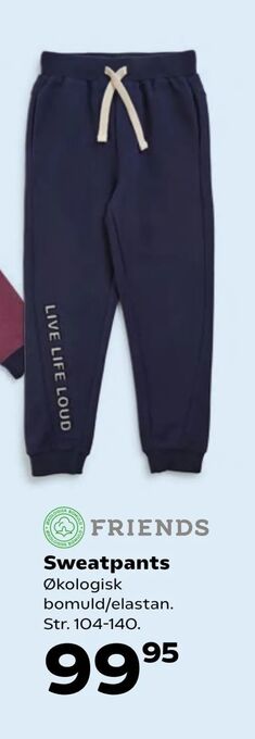 Kvickly Sweatpants tilbud