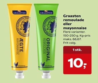 Kvickly Graasten remoulade eller mayonnaise tilbud