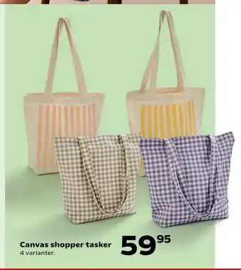 Canvas shopper tasker
