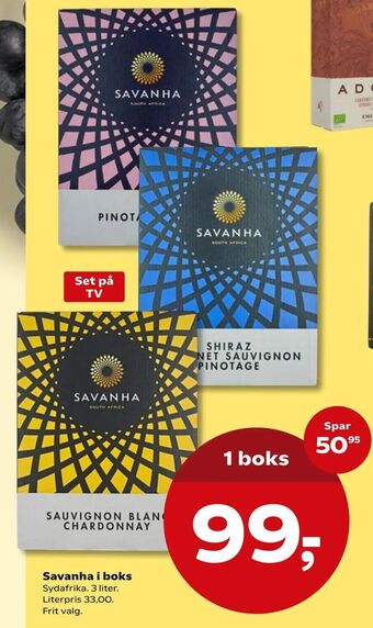 Kvickly Savanha i boks tilbud