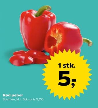 Kvickly Rød peber tilbud
